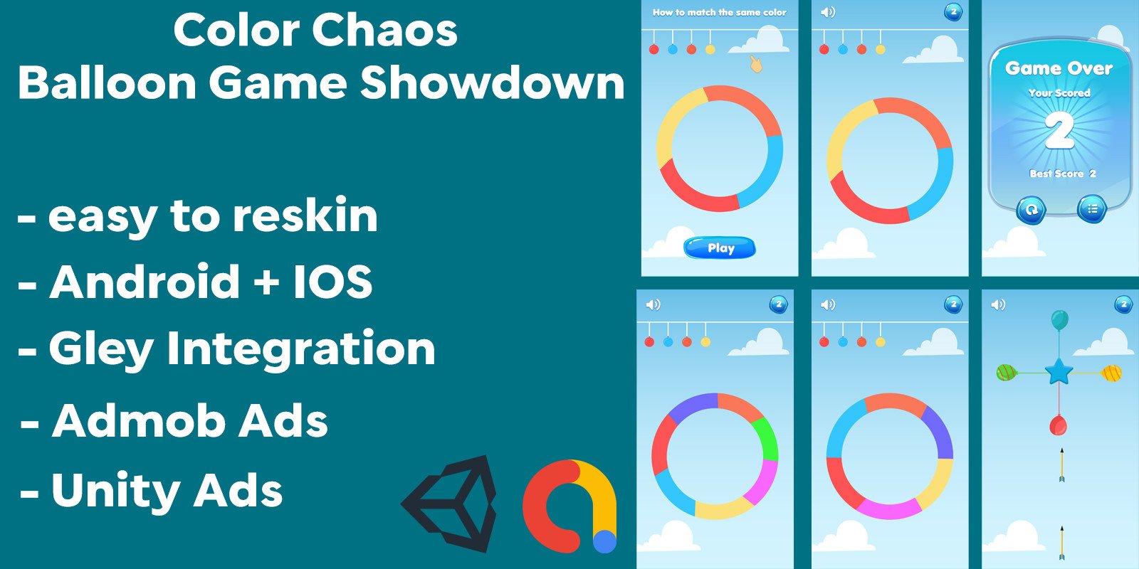 Color Chaos – Balloon Game Showdown