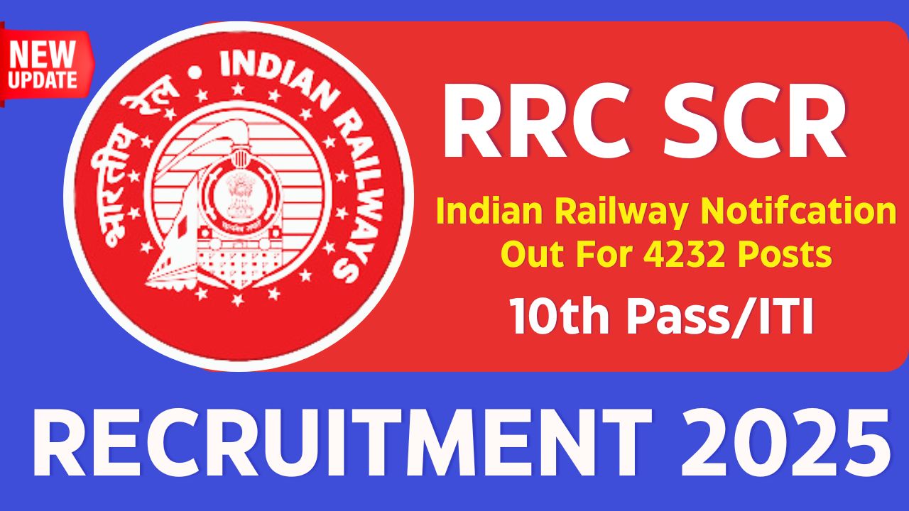 South Central Railway SCR RRC Various Trade Apprentices 2025